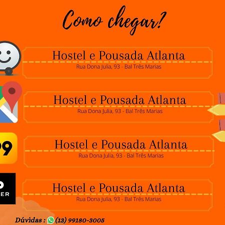 Hostel & Pousada Atlanta Peruíbe Exterior foto