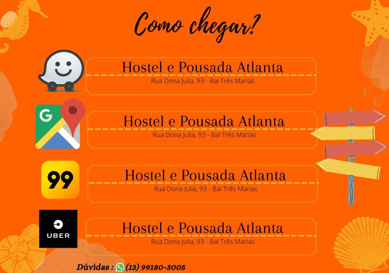 Hostel & Pousada Atlanta Peruíbe Exterior foto